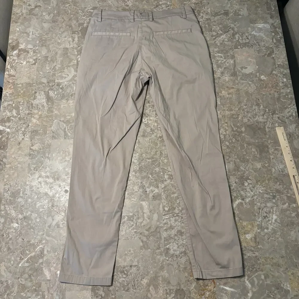 Birddogs Pants Mens 32x30 (Fits 32x28) Tan Lined Stretch Performance Chino Golf - Picture 8 of 14